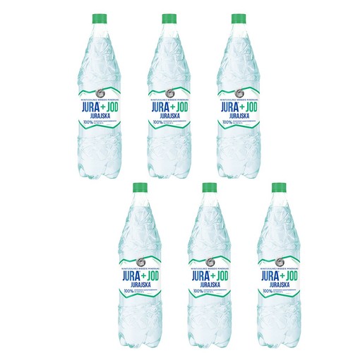 Woda gazowana z jodem Jurajska 6 x 1,5 l