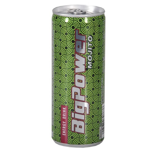 Napój energetyczny gazowany o smaku mojito BigPower 250 ml