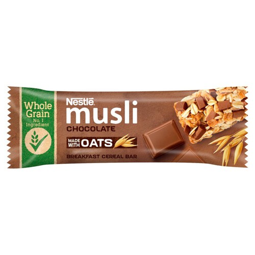 Płatki śniadaniowe musli w formie batonika z mleczną czekoladą Nestlé 40 g