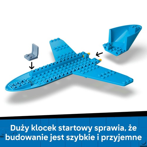 City Samolot pasażerski 60492, zestaw konstrukcyjny LEGO 1 sztuka