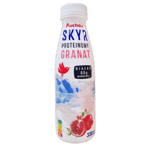 Jogurt skyr proteinowy granat  Auchan 330 g