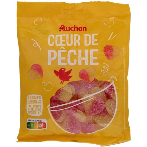 Żelki kwaśne serca Auchan 250 g