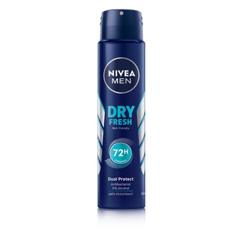 Dry Fresh Antyperspirant  w sprayu NIVEA MEN 250 ml