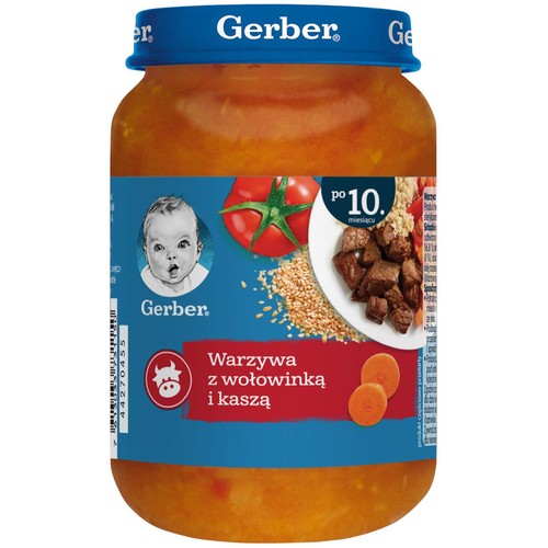 Wołowinka po staropolsku z kaszą Gerber 190 g