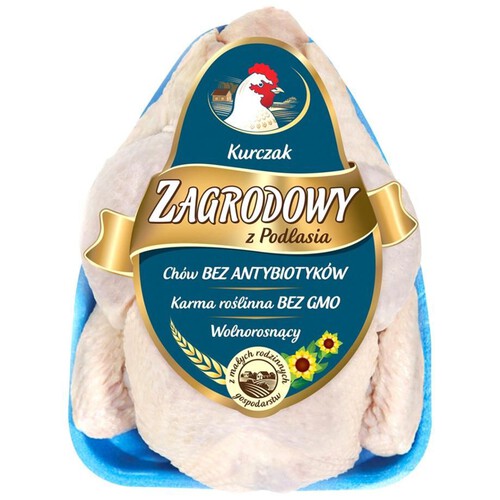 Kurczak zagrodowy tuszka Drosed na wagę ok. 1,6 kg