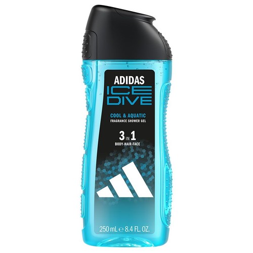 Żel pod prysznic dla mężczyzn 3 in 1 Ice Dive Adidas 250 ml