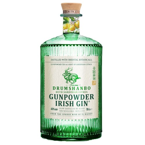 Gin Gunpowder Irish Gin with Citrus alk. 43,0% obj. Drumshanbo  700 ml