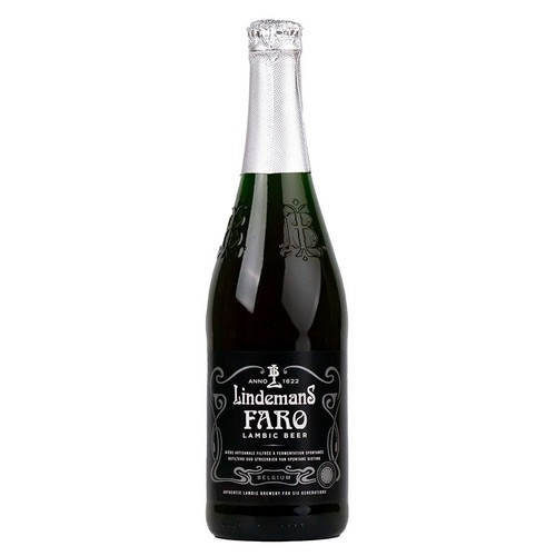 Piwo belgijskie smakowe Faro Lambic Beer z syropem cukrowym a alk. 4,5% obj. Lindemans 750 ml
