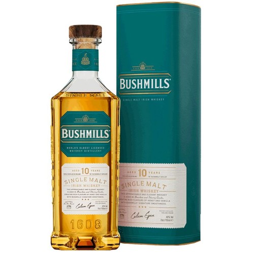 Whiskey single malt 10YO alk. 40,0% obj. Bushmills  700 ml