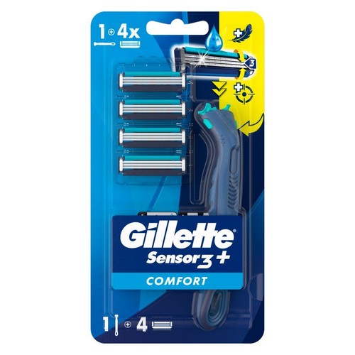 Maszynka do golenia Sensor 3+ Comfort + wkłady  Gillette 1 sztuka