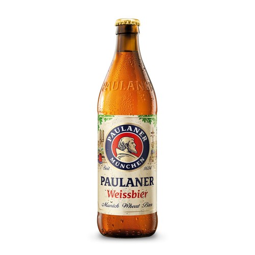 Piwo pszeniczne jasne alk.5.5% obj. Paulaner 500 ml