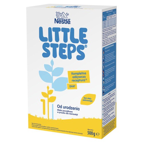 Mleko początkowe 1 od urodzenia LITTLE STEPS 500 g