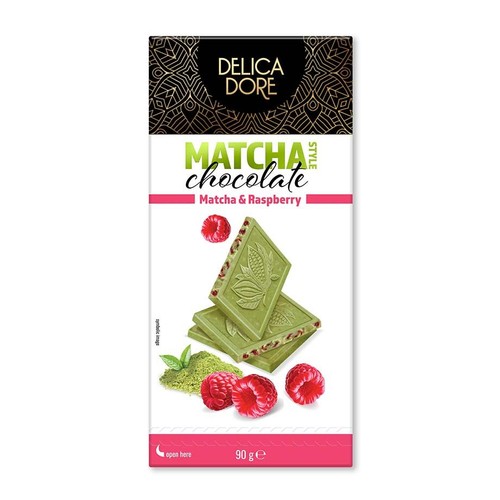 Czekolada Matcha Style z nadzieniem malinowym Delica Dore 90 g
