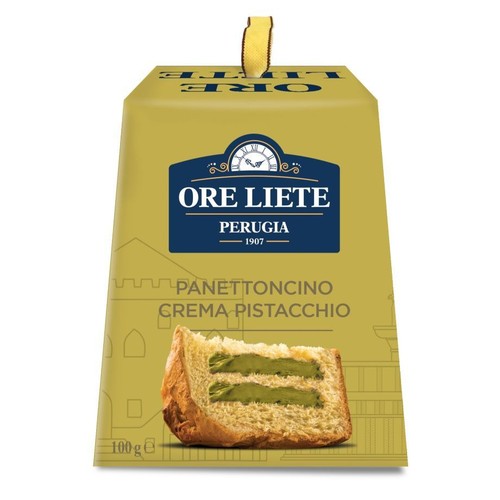 Panettone mini z kremem o smaku pistacjowym   Ore Liete 100 g