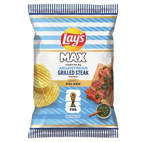 Chipsy ziemniaczane o smaku grillowanego steku Lay's 190 g