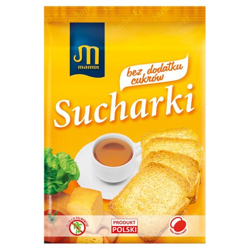 Sucharki bez cukrów Mamut 225 g