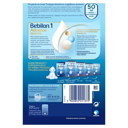 Mleko początkowe w proszku Bebilon 800 g
