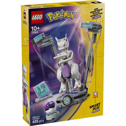 Pokémon SMART Play: Ucieczka z laboratorium Mewtwo 72163 LEGO 1 sztuka