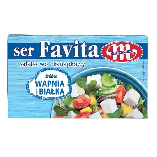 Ser Favita ser sałatkowo-kanpkowy tłusty Mlekovita 270 g
