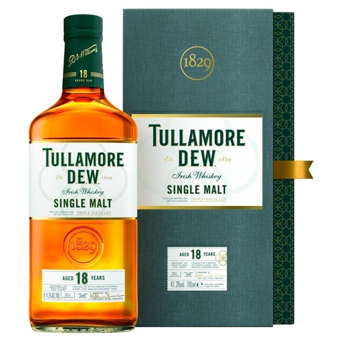 Whiskey single malt 18YO alk. 41,3% obj. Tullamore Dew 700 ml