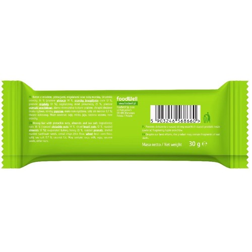 Baton Nuts & Honey Pistachio Be Raw! 30 g