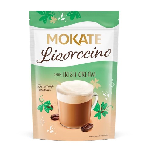 Liqorccino o smaku Irish Cream   Mokate 140 g
