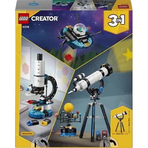 Zestaw Creator 3 w 1 Teleskop do odkrywania kosmosu 31378 LEGO 1 sztuka