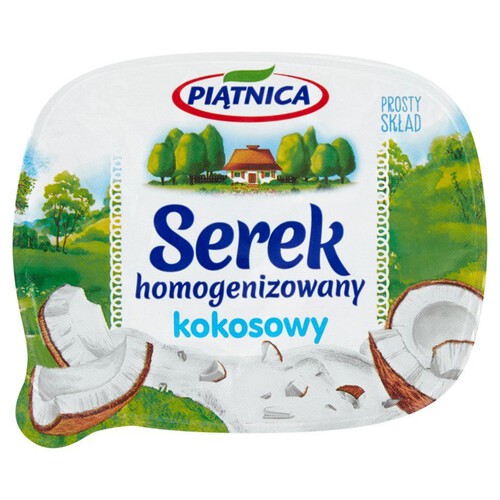 Serek homogenizowany kokosowy Piątnica 150 g 