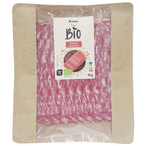 BIO Salami spianata Auchan 70 g