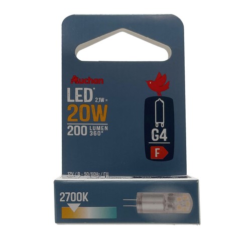 Żarówka LED G4 20W G4 ciepła Auchan 1 sztuka