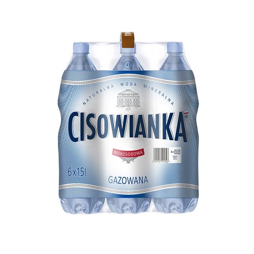 Woda gazowana Cisowianka 6 x 1,5 l