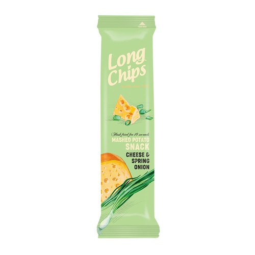 Chipsy ziemniaczane o smaku sera z cebulką  Long Chips 75 g