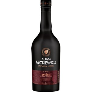 Likier o smaku wiśni w ciemnej czekoladzie alk.15% obj. Adam Mickiewicz 500 ml