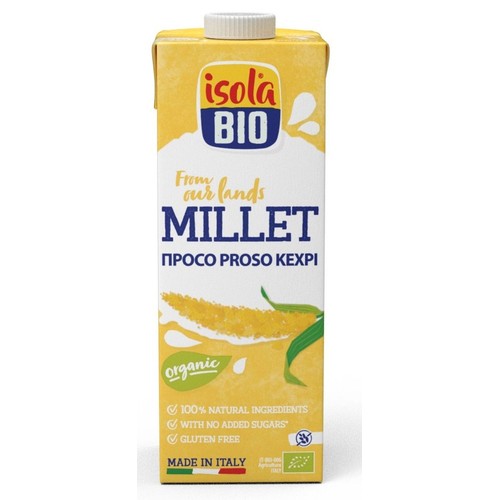 BIO Napój jaglany bezglutenowy Isola Bio 1 l