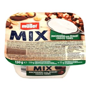 Mix jogurt o smaku czekoladowym gwiazdki Müller 130 g