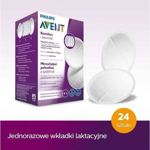 Wkładki laktacyjne Philips Avent 24 sztuki