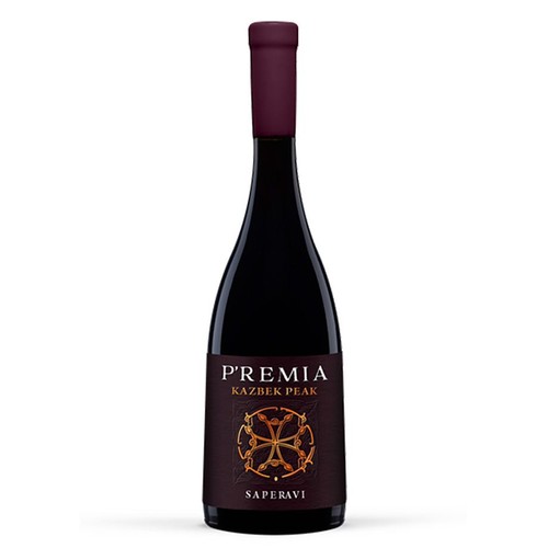 Wino czerwone wytrawne P’Remia Saperavi alk. 13% obj. Kazbek Peak 750 ml