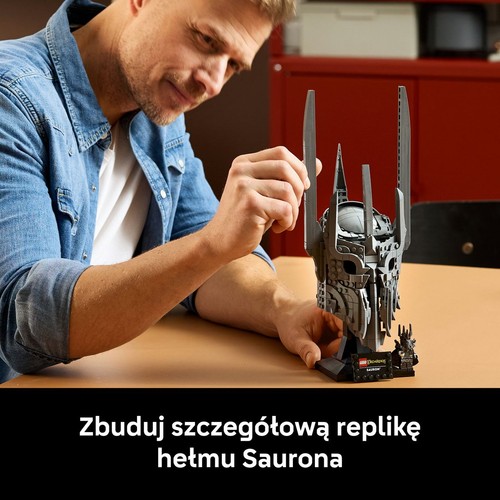 Zestaw dla dorosłych Icons Władca pierścieni: Hełm Saurona 11373 LEGO 1 sztuka