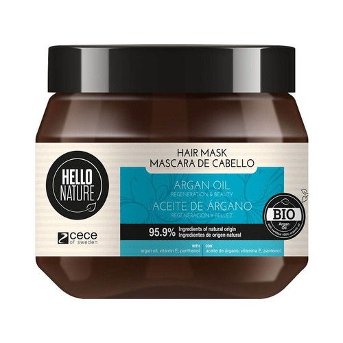 Maska do włosów z olejkiem arganowym HELLO NATURE 250 ml