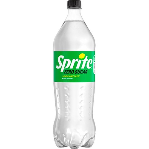 Napój gazowany Zero Sugar o smaku cytrynowo-limonkowym  Sprite 1,5 l