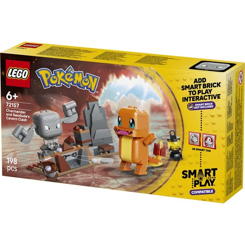 Pokémon SMART Play: Charmander i Geodude - starcie w jaskini 72157 LEGO 1 sztuka