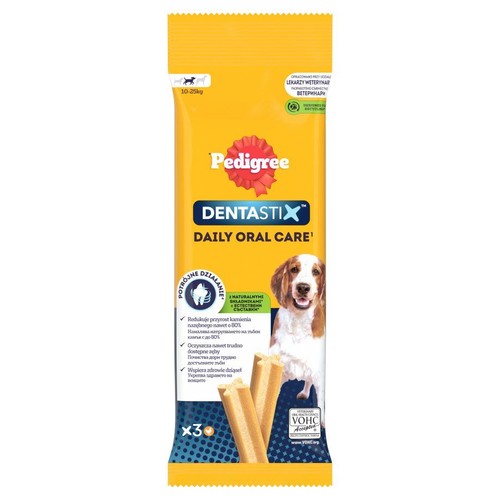 DentaStix 10-25 kg karma uzupełniająca Pedigree 77 g