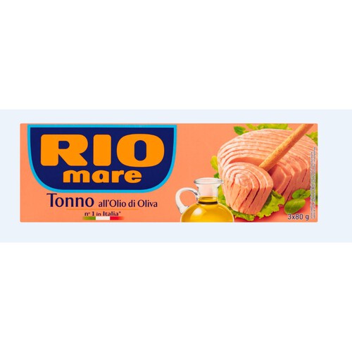 Tuńczyk w oliwie z oliwek Rio Mare 3 x 80 g