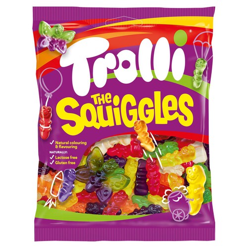 Żelki poczwarki i motylki kolorowe Trolli 100 g