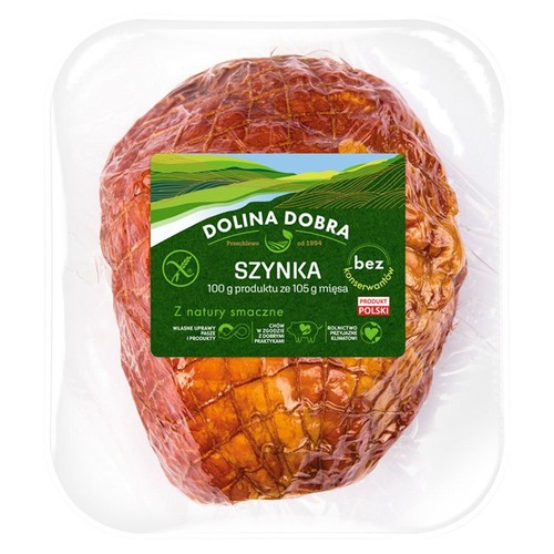 Szynka wędzona parzona Dolina Dobra 440 g