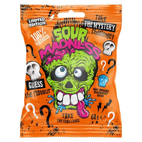 Cukierki ekstremalnie kwaśne Sour Madness Mystery Argo 60 g