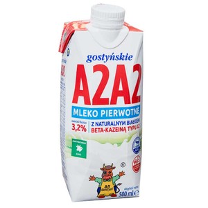 Mleko pierwotne A2A2 UHT 3,2%   SM Gostyń 500 ml