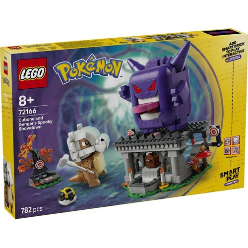 Pokémon SMART Play: Cubone i Gengar - upiorne starcie 72166 LEGO 1 sztuka