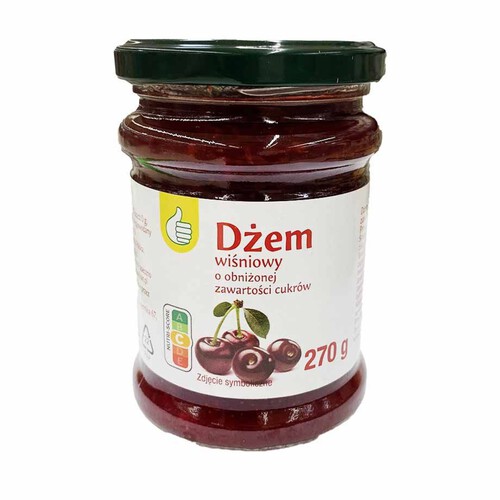 Dżem wiśniowy niskosłodzony Auchan 270 g