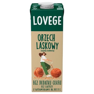 Napój owsiano-orzechowy bez laktozy Lovege 1 l